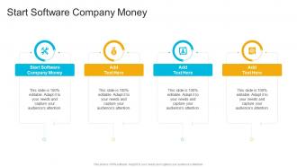 Start Software Company Money In Powerpoint And Google Slides Cpb