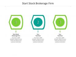 Start stock brokerage firm ppt powerpoint presentation styles format cpb