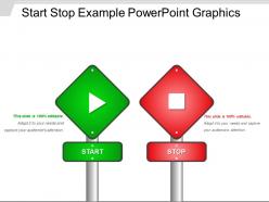 Start stop example powerpoint graphics