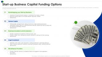 Start Up Business Capital Funding Options