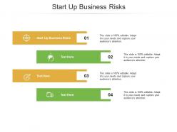 Start up business risks ppt powerpoint presentation inspiration graphics cpb