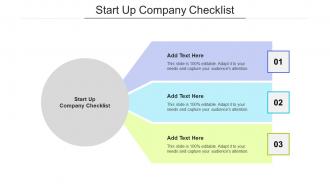 Start Up Company Checklist In Powerpoint And Google Slides