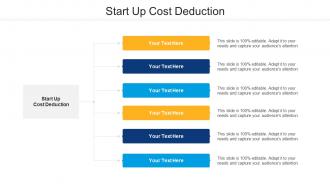 Start Up Cost Deduction Ppt Powerpoint Presentation Portfolio Format Ideas Cpb