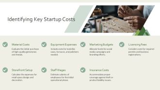 Start Up Cost Summary For Jewelry Business PPT Example AT Aesthatic Best