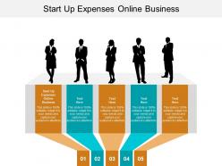 Start up expenses online business ppt powerpoint presentation summary slides cpb