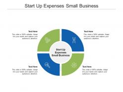 Start up expenses small business ppt powerpoint presentation infographic template icon cpb