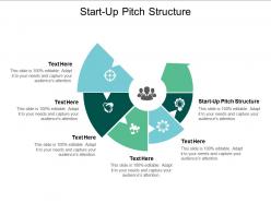Start up pitch structure ppt powerpoint presentation model icons cpb