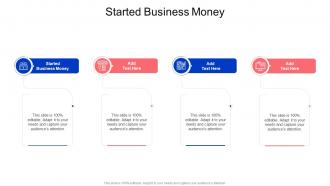 Started Business Money In Powerpoint And Google Slides Cpb