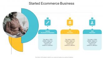 Started Ecommerce Business In Powerpoint And Google Slides Cpb