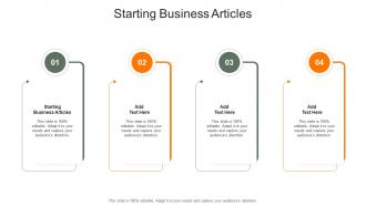 Starting Business Articles In Powerpoint And Google Slides Cpb