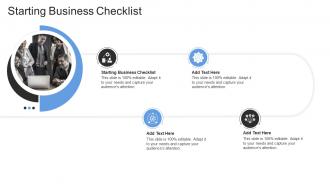 Starting Business Checklist In Powerpoint And Google Slides Cpb