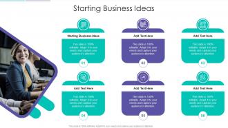Starting Business Ideas In Powerpoint And Google Slides Cpb