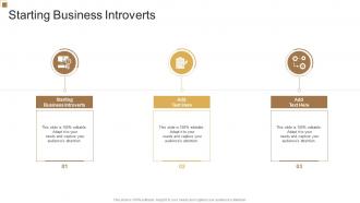 Starting Business Introverts In Powerpoint And Google Slides Cpb