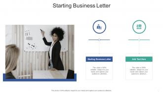 Starting Business Letter In Powerpoint And Google Slides Cpb