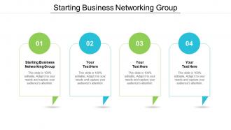Starting business networking group ppt powerpoint presentation inspiration clipart images cpb