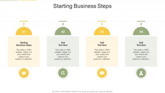 Starting Business Steps In Powerpoint And Google Slides Cpb