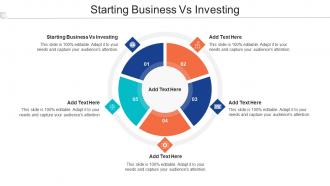 Starting Business Vs Investing In Powerpoint And Google Slides