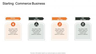 Starting Commerce Business In Powerpoint And Google Slides Cpb