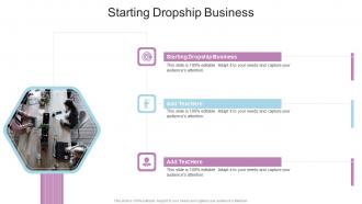Starting Dropship Business In Powerpoint And Google Slides Cpb