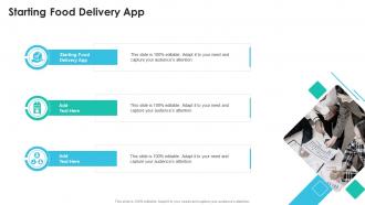 Starting Food Delivery App In Powerpoint And Google Slides Cpb