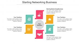 Starting Networking Business Ppt Powerpoint Presentation Styles Layout Ideas Cpb