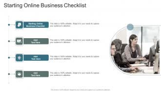 Starting Online Business Checklist In Powerpoint And Google Slides Cpb