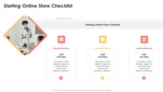 Starting Online Store Checklist In Powerpoint And Google Slides Cpb