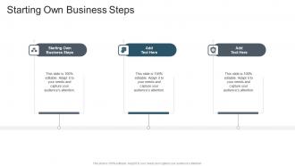 Starting Own Business Steps In Powerpoint And Google Slides Cpb