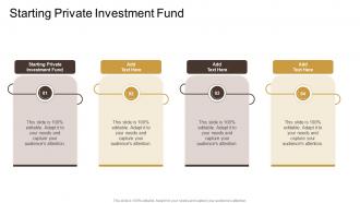 Starting Private Investment Fund In Powerpoint And Google Slides Cpb