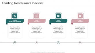 Starting Restaurant Checklist In Powerpoint And Google Slides Cpb