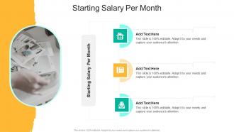 Starting Salary Per Month In Powerpoint And Google Slides Cpb