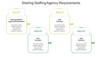 Starting Staffing Agency Requirements In Powerpoint And Google Slides Cpb