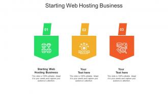 Starting web hosting business ppt powerpoint presentation icon format cpb