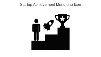 Startup Achievement Monotone Icon In Powerpoint Pptx Png And Editable Eps Format