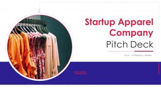 Startup apparel company pitch deck ppt template