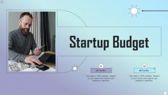Startup Budget Ppt Powerpoint Presentation File Topics