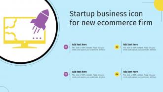Startup Business Icon For New Ecommerce Firm