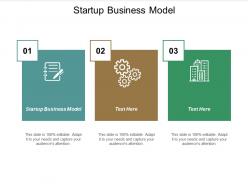 Startup business model ppt powerpoint presentation portfolio demonstration cpb