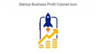 Startup Business Profit Colored Icon In Powerpoint Pptx Png And Editable Eps Format