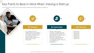 Startup Business Valuation Methods Key Points To Bear In Mind When Valuing A Start Up