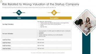 Startup Business Valuation Methods Risk Related To Wrong Valuation