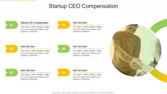 Startup CEO Compensation In Powerpoint And Google Slides Cpb