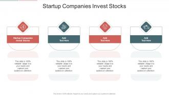 Startup Companies Invest Stocks In Powerpoint And Google Slides Cpb