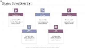 Startup Companies List In Powerpoint And Google Slides Cpb