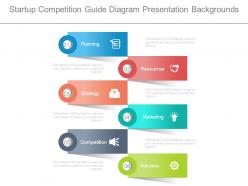 Startup competition guide diagram presentation backgrounds
