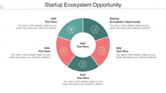 Startup Ecosystem Opportunity Ppt Powerpoint Presentation Outline File Formats Cpb
