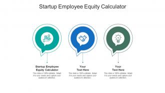 Startup employee equity calculator ppt powerpoint presentation gallery graphic tips cpb
