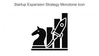 Startup Expansion Strategy Monotone Icon In Powerpoint Pptx Png And Editable Eps Format