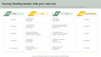 Startup Funding Models With Pros And Cons