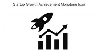 Startup Growth Achievement Monotone Icon In Powerpoint Pptx Png And Editable Eps Format